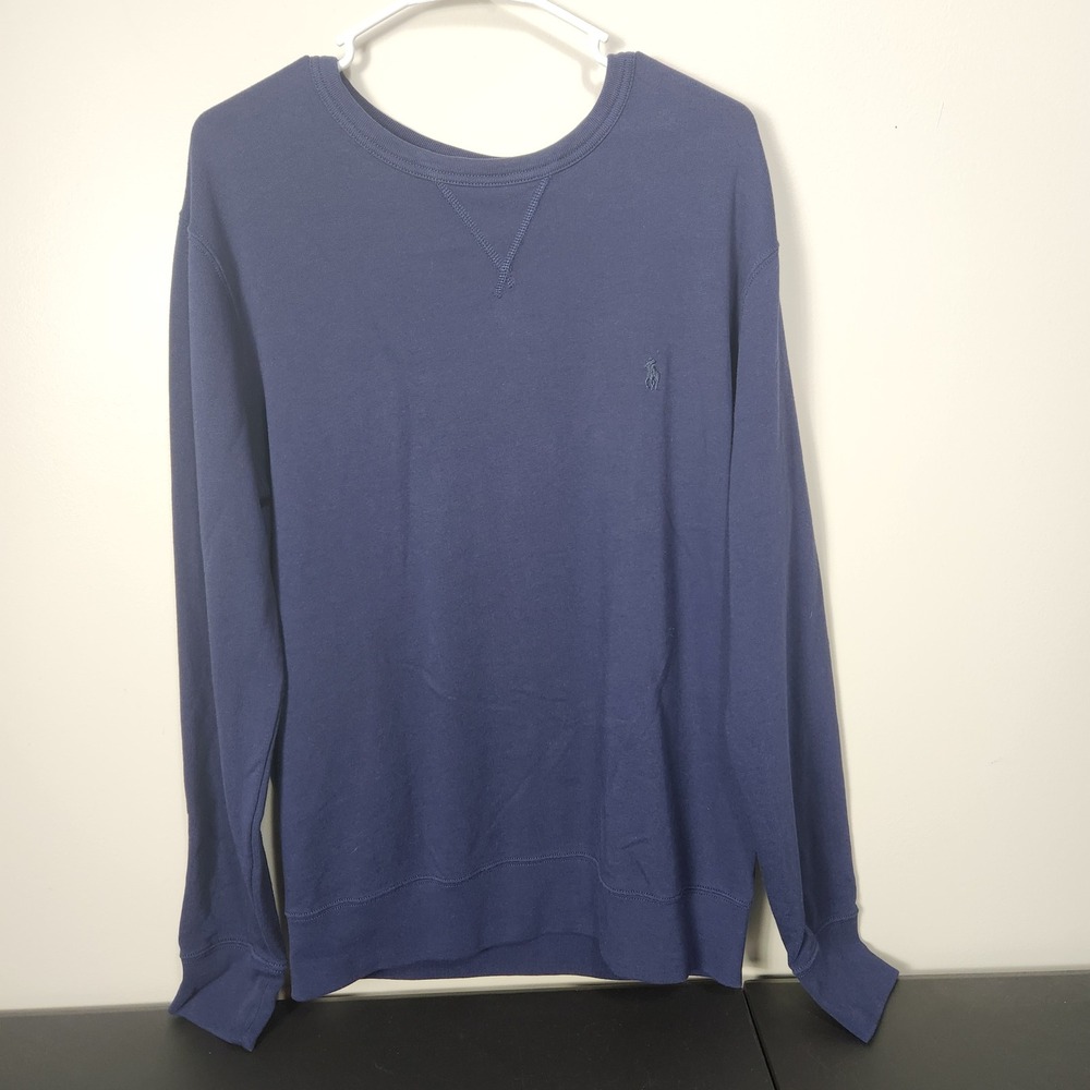Polo Ralph Lauren Beach Wash Classics Sweatshirt Navy Blue Mens Large 2654